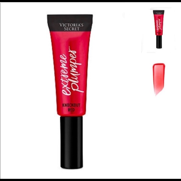 NEW Lot of 2 Victoria's Secret Extreme Lip Plumper Lip Gloss Knockout Red - Picture 8 of 8